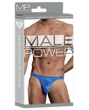 Load image into Gallery viewer, Satin Bong Thong Blue L-xl