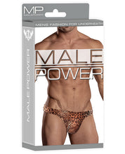 Load image into Gallery viewer, Male Power Wonder Thong Animal Print S-m