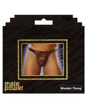 Load image into Gallery viewer, Male Power Wonder Thong Animal Print S-m