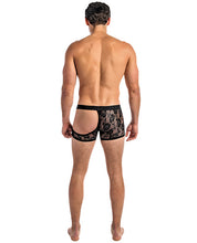 Load image into Gallery viewer, Eclipse Half Moon Floral Short Black Sm