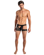 Load image into Gallery viewer, Eclipse Half Moon Floral Short Black Xl