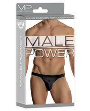 Load image into Gallery viewer, Male Power Bong Thong Black S-m