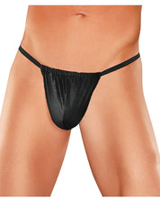 Load image into Gallery viewer, Male Power Nylon Lycra Pouch Thong Black O-s