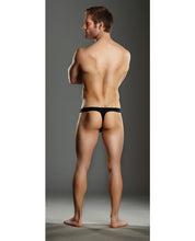 Load image into Gallery viewer, Male Power Rip Off Thong W-studs Black L-xl