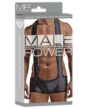 Load image into Gallery viewer, Male Power Sling Short Black L-xl