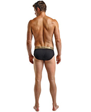 Load image into Gallery viewer, Lo Rise Bikini Black-gold Sm