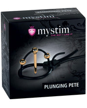 Load image into Gallery viewer, Mystim Plunging Pete W-corona Strap &amp; Urethral Sound