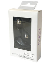 Load image into Gallery viewer, Nobu Kio To Training Size Chrome Beads - Black