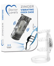 Load image into Gallery viewer, Doctor Love's Vibrating Cock Cage - Clear