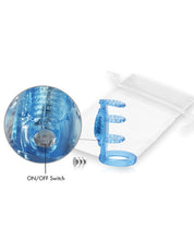Load image into Gallery viewer, Doctor Love's Vibrating Cock Cage - Blue
