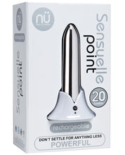 Load image into Gallery viewer, Sensuelle Point Rechargeable Bullet - Silver
