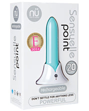 Load image into Gallery viewer, Sensuelle Point Rechargeable Bullet - Teal Blue