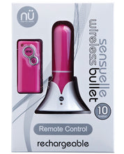 Load image into Gallery viewer, Sensuelle Rechargeable Wireless Remote Control Bullet - Pink