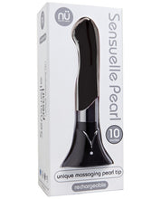 Load image into Gallery viewer, Sensuelle Pearl Rechargeable Vibrator - Black