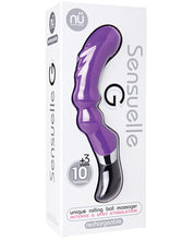 Load image into Gallery viewer, Sensuelle G Unique Rolling Ball Rechargeable Massager - Purple