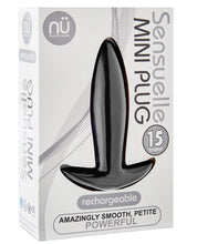 Load image into Gallery viewer, Sensuelle Mini Butt Plug - Black