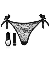 Load image into Gallery viewer, Sensuelle Pleasure Panty Bullet W-remote Control - 15 Functions Black