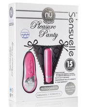 Load image into Gallery viewer, Sensuelle Pleasure Panty Bullet W-remote Control - 15 Function Pink