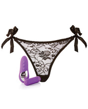 Load image into Gallery viewer, Sensuelle Pleasure Panty Bullet W-remote Control - 15 Function Purple