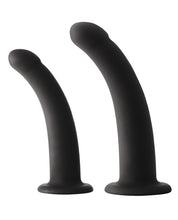 Load image into Gallery viewer, Shi Shi Sugar-sugar Dildo - Black Set Of 2