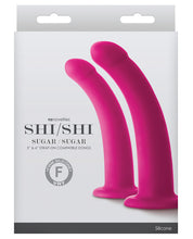 Load image into Gallery viewer, Shi Shi Sugar-sugar Dildo - Pink Set Of 2