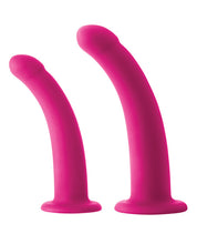 Load image into Gallery viewer, Shi Shi Sugar-sugar Dildo - Pink Set Of 2