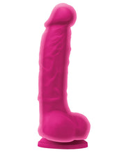 Load image into Gallery viewer, Colours Dual Density 5" Dong W-balls &amp; Suction Cup - Pink