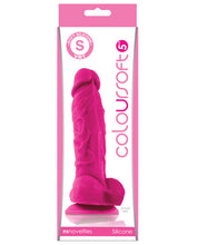 Load image into Gallery viewer, Coloursoft 5" Silicone Soft Dildo - Pink
