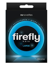Load image into Gallery viewer, Firefly Halo Large Cockring - Blue