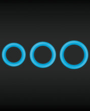 Load image into Gallery viewer, Firefly Halo Large Cockring - Blue