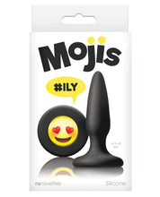 Load image into Gallery viewer, Tails Moji's Ily Butt Plug - Black