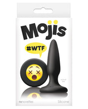 Load image into Gallery viewer, Tails Moji's Wtf Butt Plug - Black