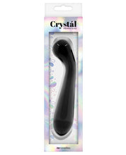 Load image into Gallery viewer, Crystal Glass G Spot Wand - Charcoal