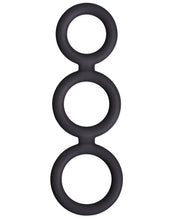 Load image into Gallery viewer, Renegade Triad Rings - Black