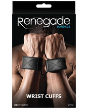 Load image into Gallery viewer, Renegade Bondage Wrist Cuffs - Black