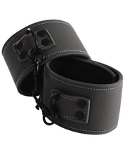 Load image into Gallery viewer, Renegade Bondage Wrist Cuffs - Black