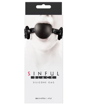 Load image into Gallery viewer, Sinful Soft Silicone Gag - Black