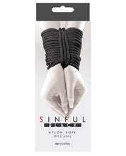 Load image into Gallery viewer, Sinful 25' Nylon Rope - Black