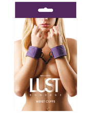 Load image into Gallery viewer, Lust Bondage Wrist Cuffs - Purple
