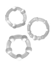 Load image into Gallery viewer, Ram Beaded Cockrings - Clear Pack Of 3