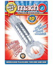 Load image into Gallery viewer, Macho Clitoral Massage Ring - Clear