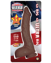 Load image into Gallery viewer, All American Ultra Whoopers 11" Curved Dong - Brown