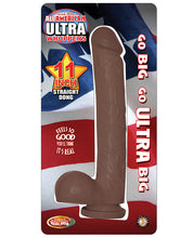 Load image into Gallery viewer, All American Ultra Whoopers 11" Straight Dong - Brown