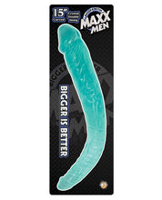 Load image into Gallery viewer, Maxx Men's 15" Crystal Curved Double Dong - Blue