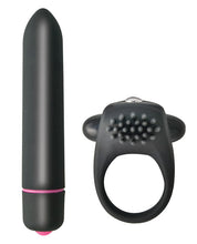 Load image into Gallery viewer, Intense Cockring &amp; Bullet - Black