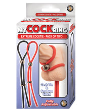 Load image into Gallery viewer, My Cockring Extreme Cocktie - Black-red