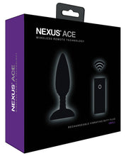 Load image into Gallery viewer, Nexus Ace Remote Control Butt Plug Small - Black