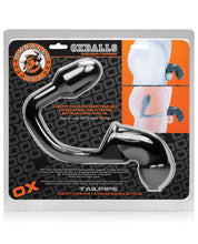 Load image into Gallery viewer, Oxballs Tailpipe Chastity Cocklock &amp; Asslock Butt Plug - Black