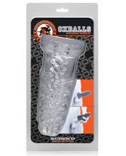 Load image into Gallery viewer, Oxballs Screwed Super Squish Corkscrew Jack Off Toy - Clear