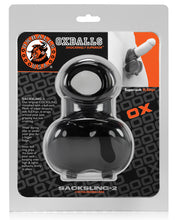 Load image into Gallery viewer, Oxballs Sacksling-2 Cock Sling Ball Bag - Black